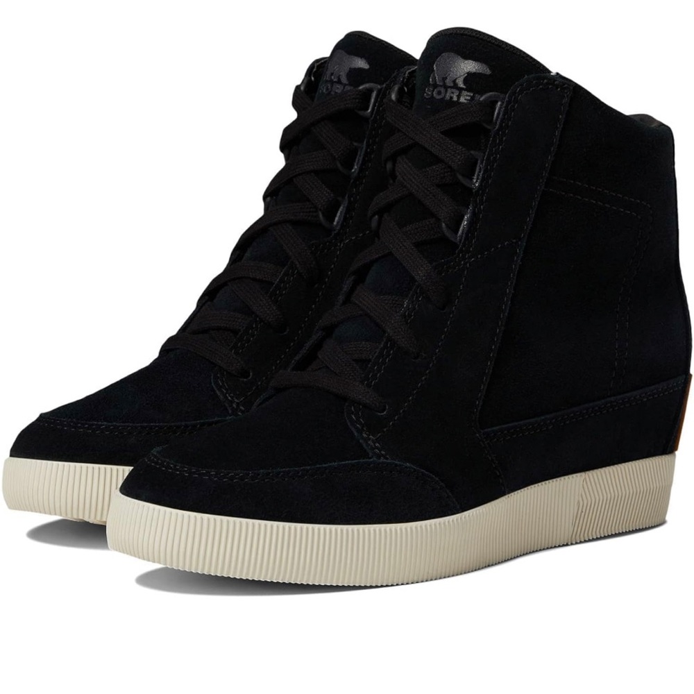 Sorel Suede Wedge Sneaker Boots